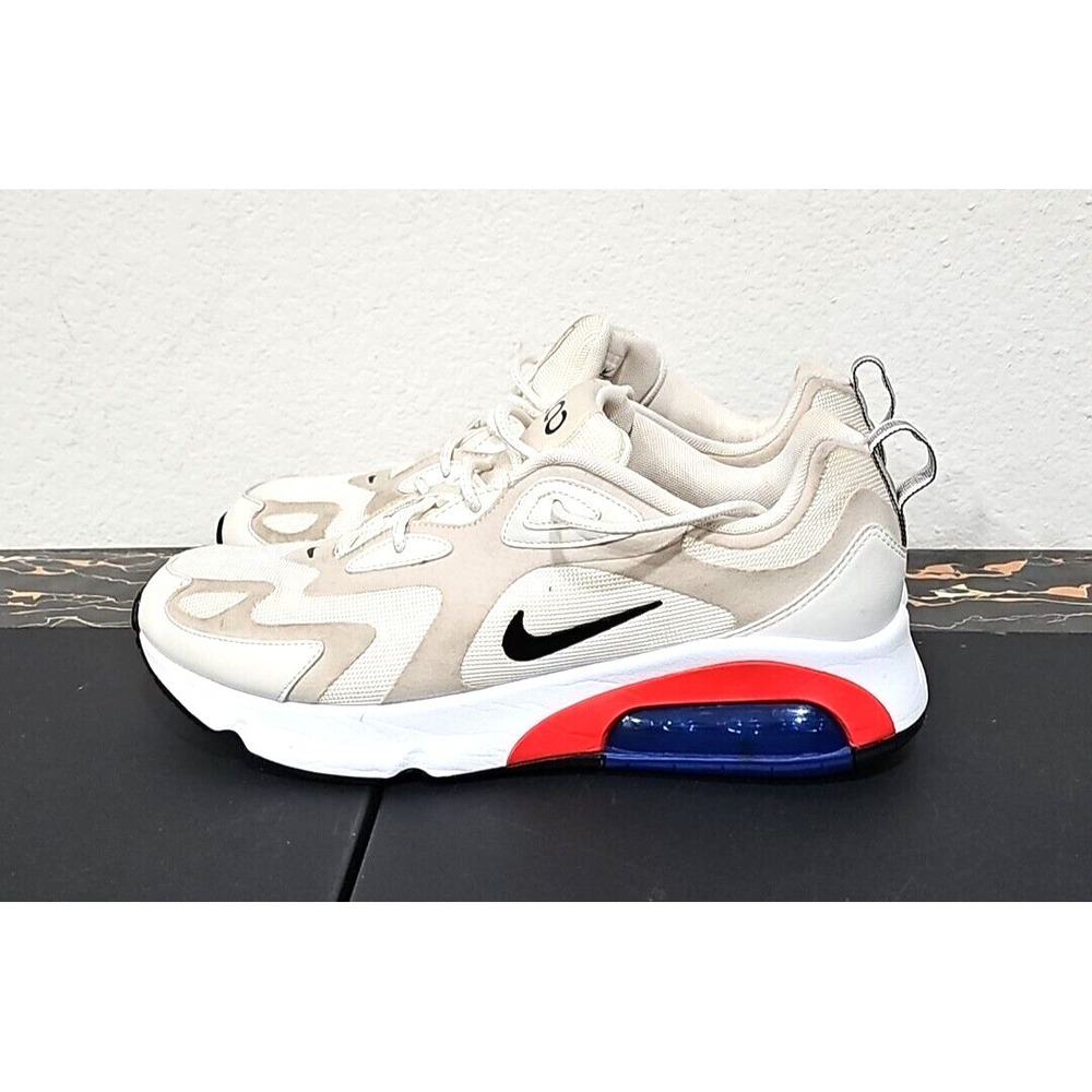 Nike Air Max 200 Suede Trainers Desert Sand/Blue AT6175-100 Size US 12